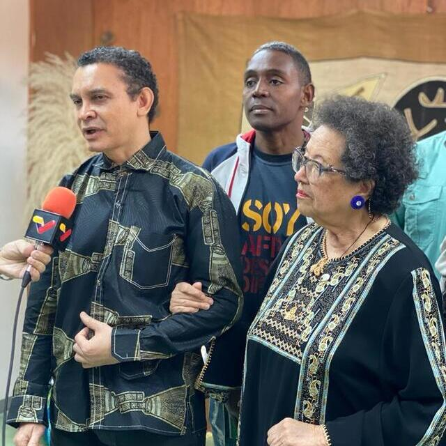 con María Leon y Gabriel López