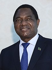 Presidente de Zambia Hakainde Hichilema