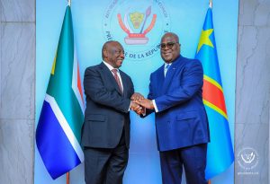 Cyril Ramaphosa y Felix Tshisekedi