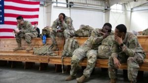 Soldados estadounidenses en Carolina del Norte Estados Unidos 3 de febrero de 2022