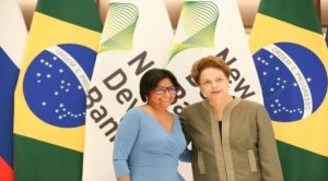 El intercambio con la presidenta del NBD permitió abordar temas de interés que apuntan a consolidar las distintas áreas estratégicas y comerciales.