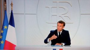 El presidente francés Emmanuel Macron
