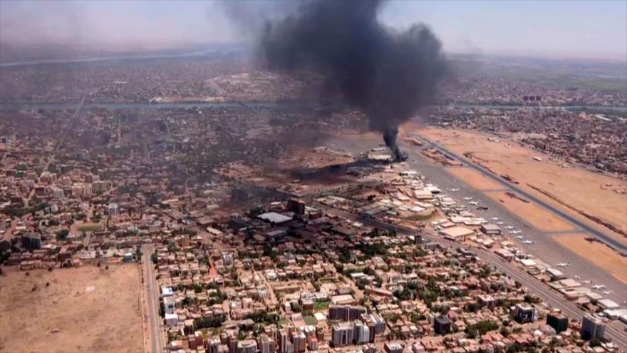 Vista de la región de Darfur del Sur donde vive una cuarta parte de la población de Sudán tras un ataque aéreo del ejército.