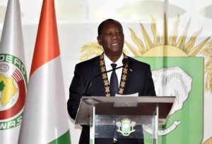 El presidente de Costa de Marfil Alassane Ouattara