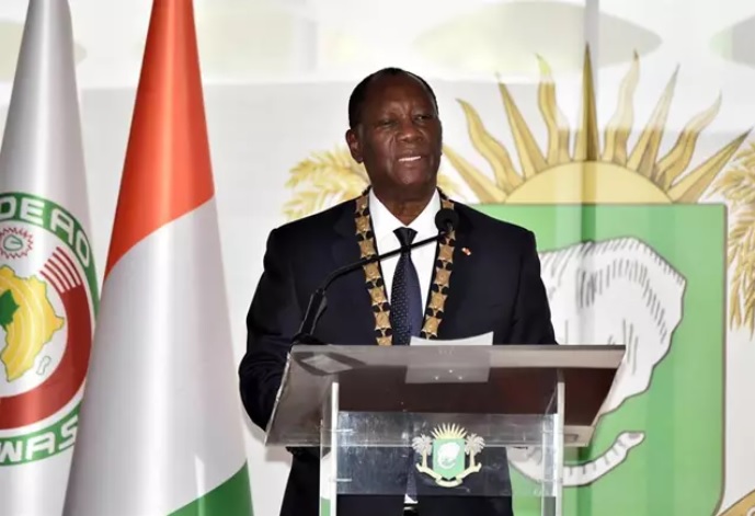 El presidente de Costa de Marfil Alassane Ouattara