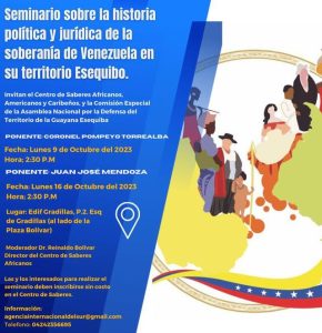 Seminario Esequibo Conferenciastas