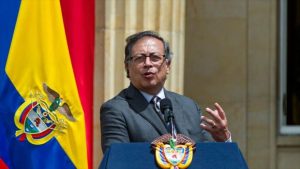El presidente colombiano Gustavo Petro