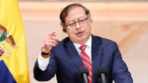 El presidente de Colombia Gustavo Petro