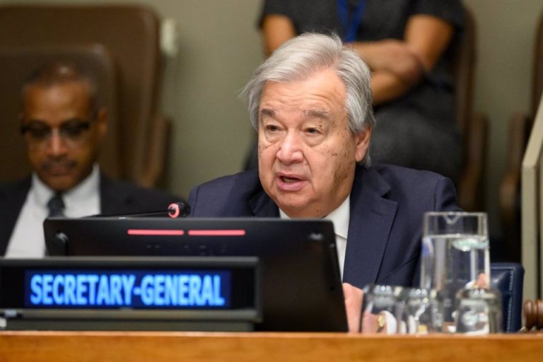 António Guterres, secretario general de la ONU