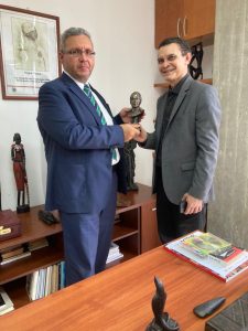 Embajador de Egipto y Reinaldo Bolívar