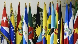 Banderas de los estados que conforman el ALBA TPC