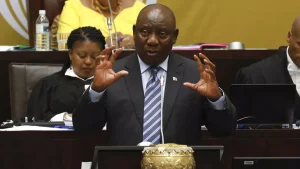 Presidente Ciryl Ramaphosa