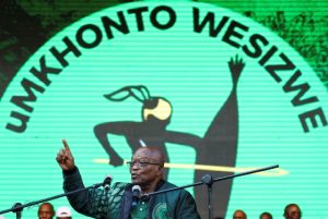 El ex presidente de Sudáfrica Jacob Zuma