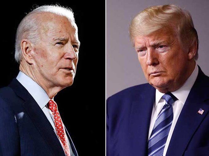 Biden y Trump
