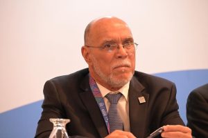 Presidente del Comité Olimpico Haitiano Hans Larsen