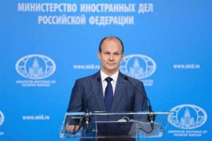 Andrei Nastasin, subdirector del Departamento de Información y Prensa de la Cancillería de Rusia