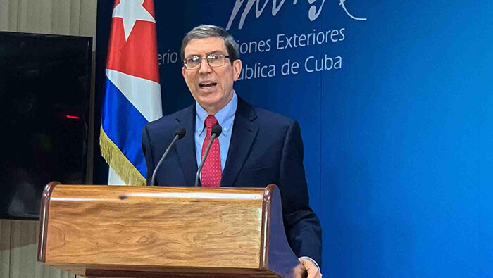 Bruno Rodríguez, Ministro de Relaciones Exteriores de Cuba. Fuente: Telesur