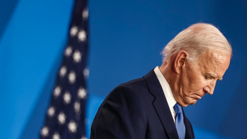 El presidente estadounidense, Joe Biden, da una rueda de prensa al término de la cumbre de la OTAN, que ha tenido lugar en Washington. | EFE