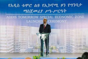 Primer Ministro de Etiopía, Abiy_Ahmed, lanzó hoy la construcción de la Zona Económica Especial en Addis Abeba