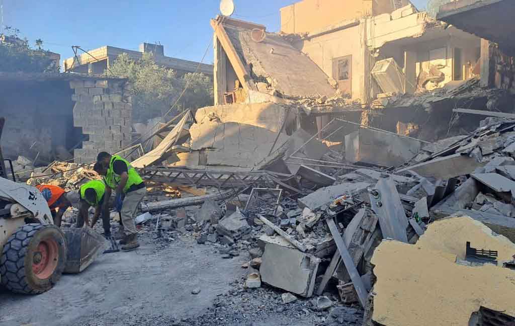 Aldeas del sur de Líbano bombardeadas por fuerzas israelíes