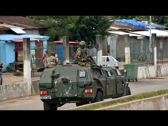 Militares en Conakry