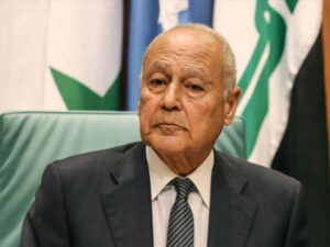 Secretario general de la Liga Árabe Ahmed Aboul Gheit