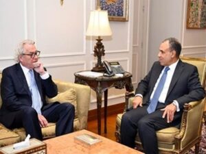 Tor Wennesland y Badr Abdelatty