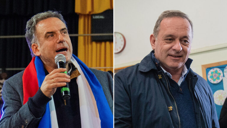 Yamandú OrsiFrente Amplio y Álvaro Delgadopartido Nacional