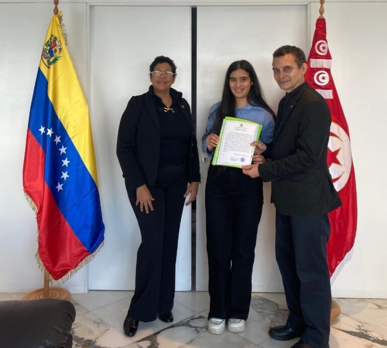 Foto: Embajada de Venezuela en Túnez