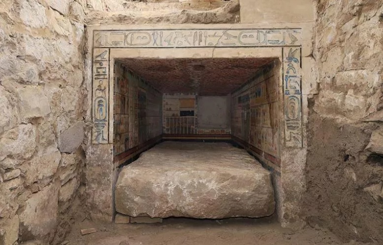 La tumba del médico del faraón Neferkara Pepy (siglos XXIII-XXII a.C.) | Foto : El Ministerio de Turismo y Antigüedades de Egipto