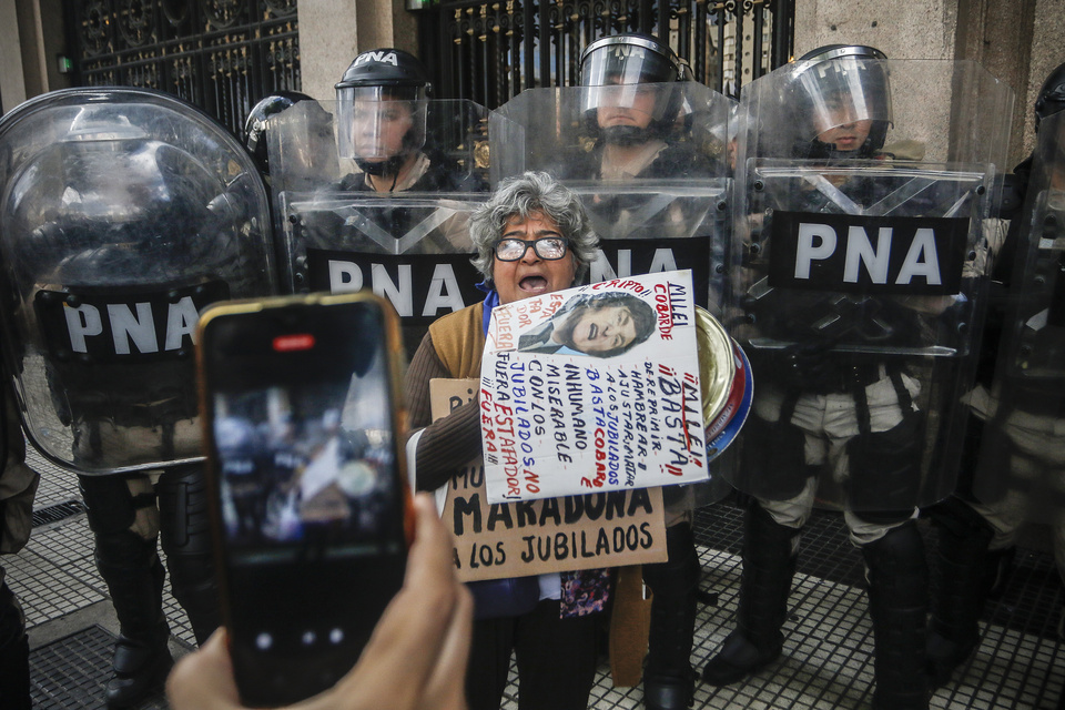 Represión a los jubilados